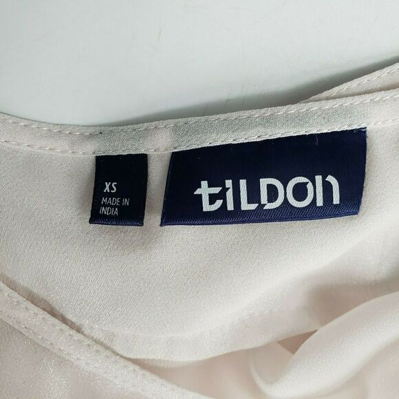 Tildon Top shirt Sheer Open Back Boxy - Picture 3 of 11